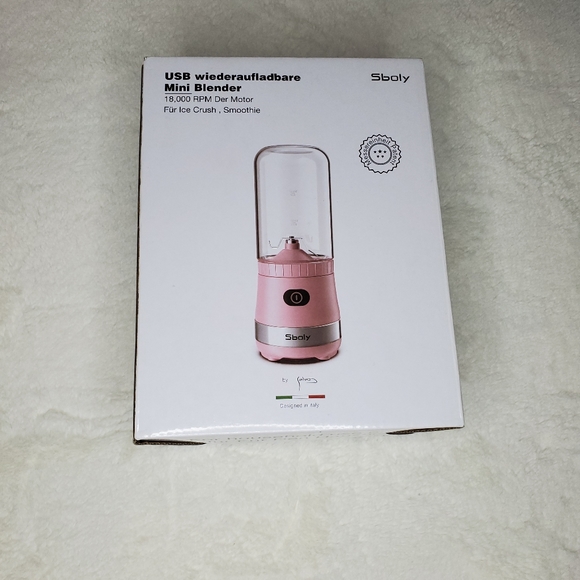 Sboly - USB Rechargeable Mini Blender - Pink - Picture 4 of 4